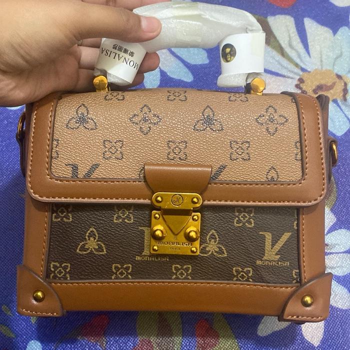 Koper monalisa sling bag tophandle