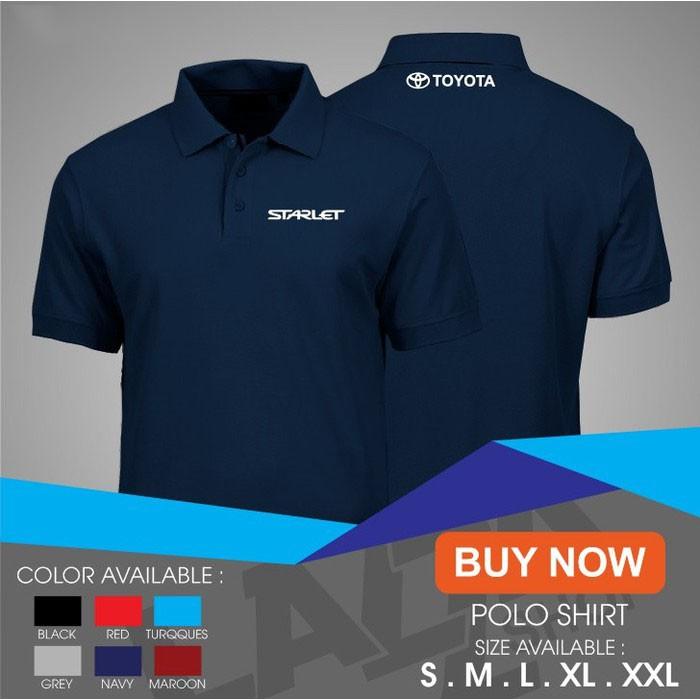 polo shirt starlet / kaos kerah toyota starlet