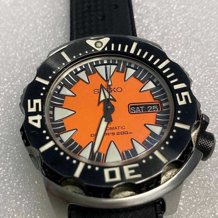 seiko monster gen 2 orange srpk09