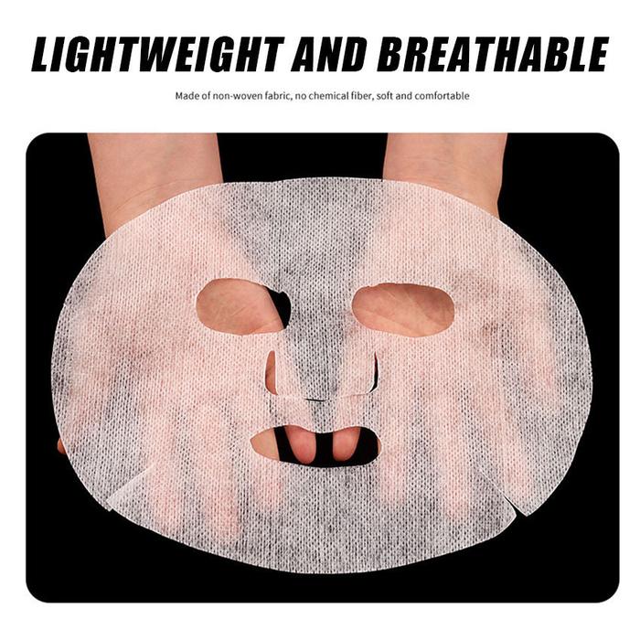 100Pcs Cotton Sheet Mask MASKER MUKA Topeng / Sheet Mask / Kertas Masker / Tabelt Masker
