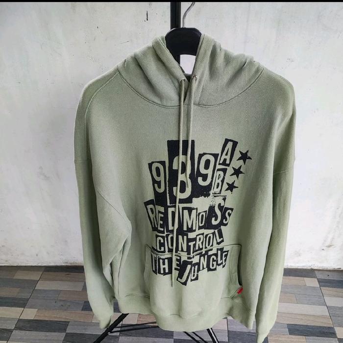 Hoodie ARCHIVE BOLD hijau sage original