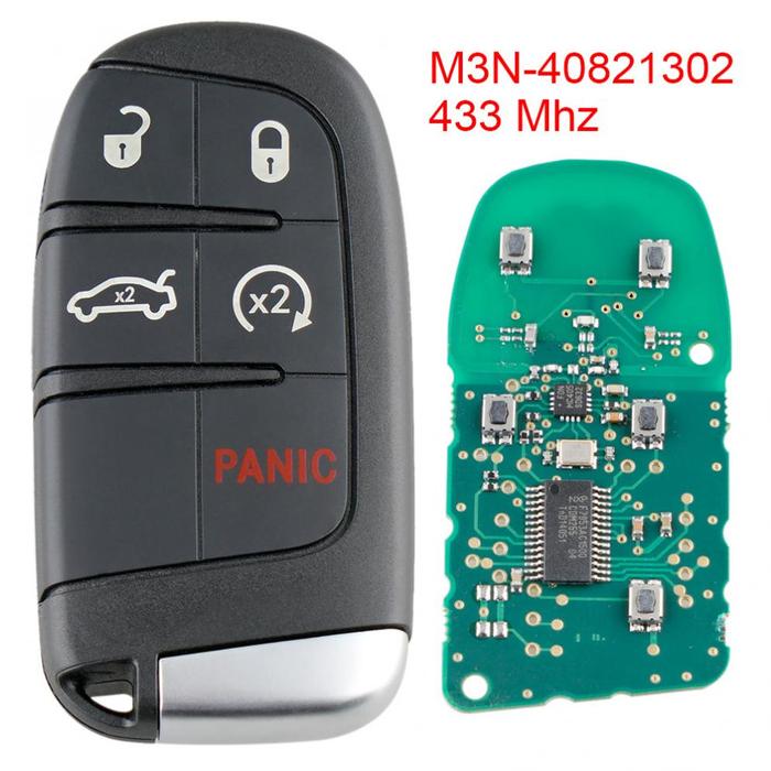 433M Hz 5 Tombol Smart Kunci Remote Mobil dengan 46 Chip M3N-40821302