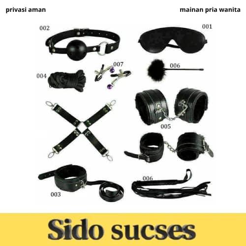 BDSM Borgol Bulu Cinta Bondage Set Aksesoris Lingerie Handcuff Tali Ikat