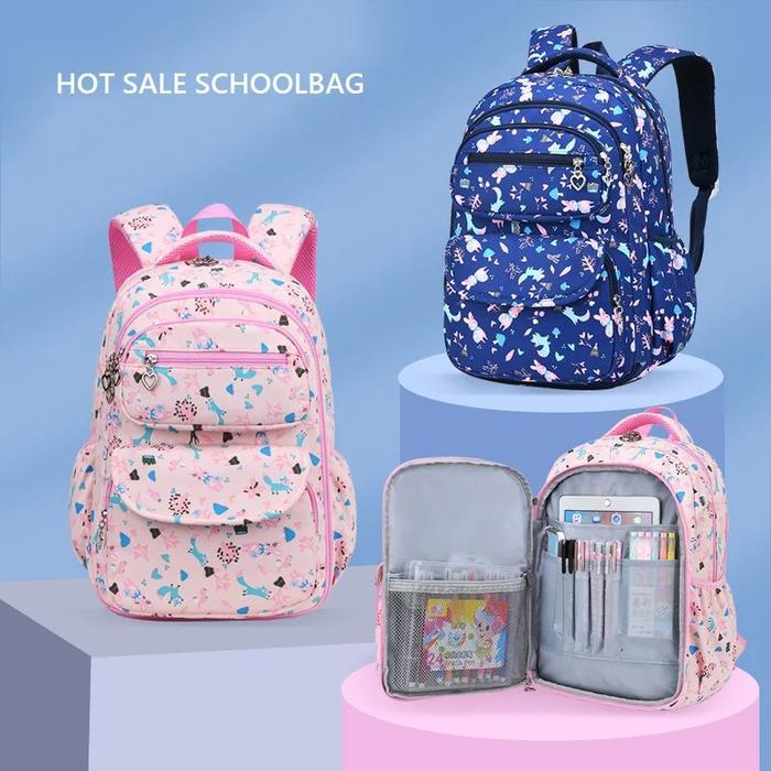 Ready- Tzuki - Tas Sekolah Model Kulkas/Ransel Sekolah SD SMP SMA Anti Air/School Bag Backpack/Tas R