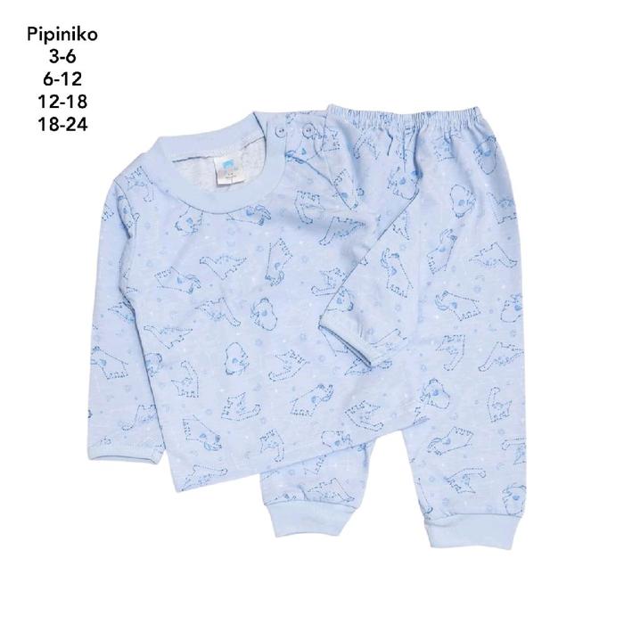 Setelan Baju Tidur Piyama Anak Cewek Baby Pipiniko Matahari