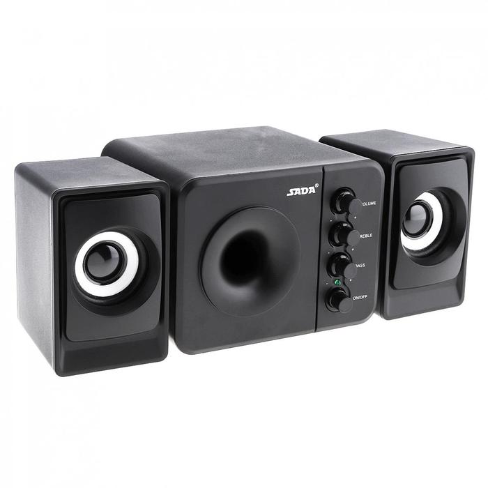 Portable USB2.0 Subwoofer Computer Speaker 3.5mm Audio Plug and USB