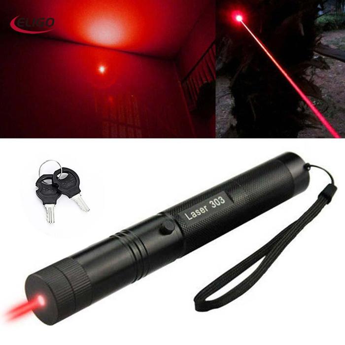 Nude Pen 303 Red Light Flashlight Full Star Flashlight Red Flashlight