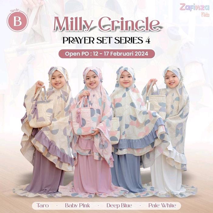 Mukena Milly crincle by Zafinza