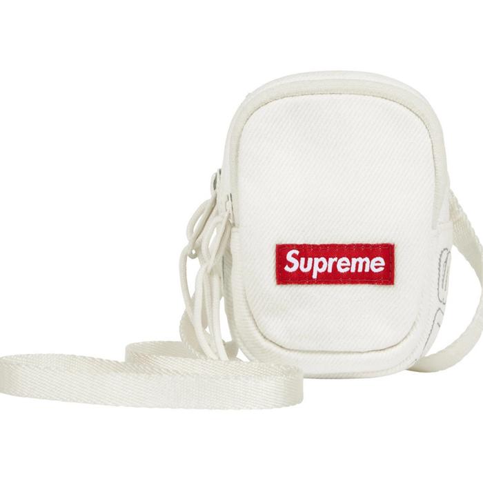 SUPREME DENIM MINI UTILITY BAG FW25 WHITE TAS KECIL SLING BAG PUTIH ASLI ORIGINAL AUTHENTIC