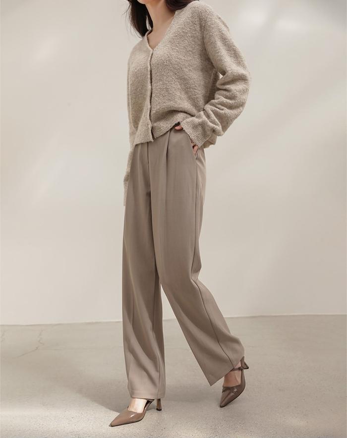 [By Monologue Korea] Leo Pintuck Slacks_2359