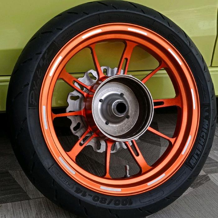 1 set Velg King Speed untuk Honda PCX 160 dan Ban Michelin 100/80 dan 90/80