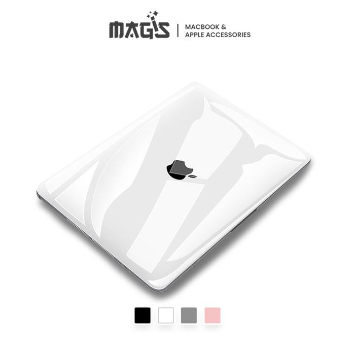 Macbook Case Glossy Transparent Casing Macbook Crystal Clear Mengkilap Transparant Color Clear Full 