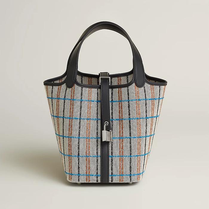 HERMES,Picotin Lock 18 Tote,black