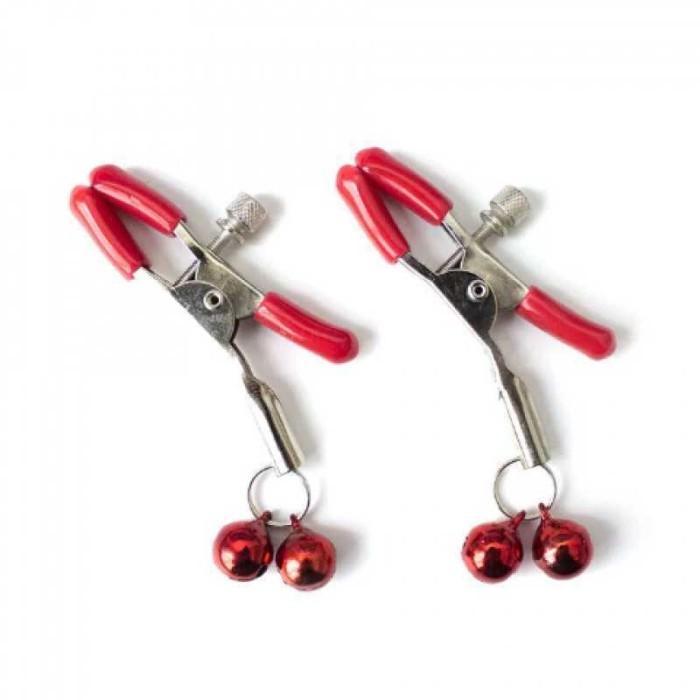 (PRIVASI AMAN) BDSM Toys Rantai Clap Lonceng Penjepit Stainless