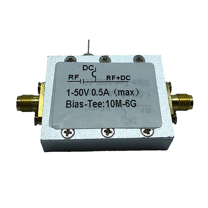 Bias Tee 10MHz-6GHz Broadband Radio Frequency Microwave Coaxial Bias