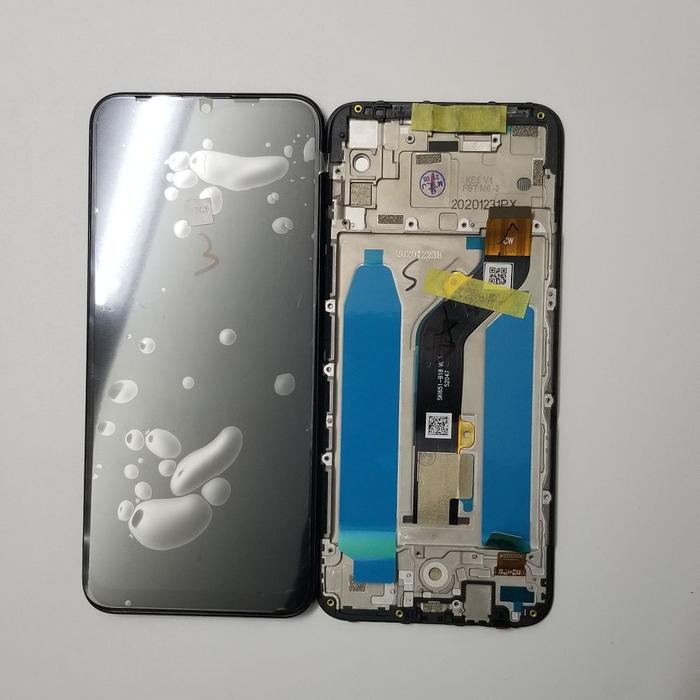 With Frame LCD For Tecno SPARK 6 GO Ke5 Ke5j Ke5k Display LCD Touch