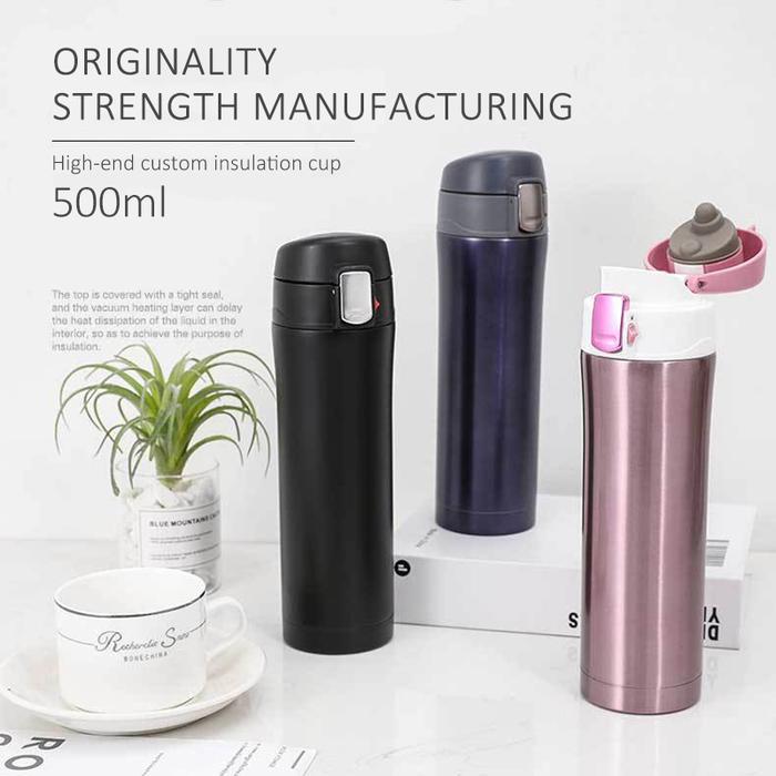 Custom logo Stainless Steel Double Wall Insulated Thermos Cup Vacuum