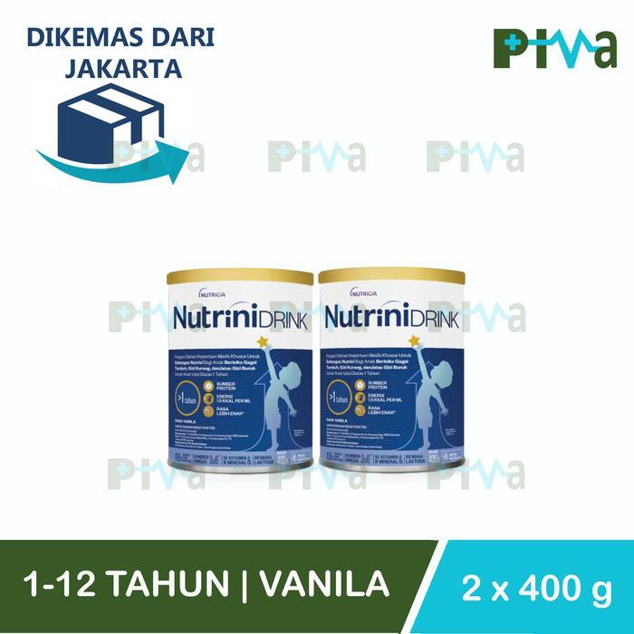 2KLG NUTRINIDRINK POWDER 800G 400G SUSU KALENG BUBUK FORMULA PERTUMBUHAN