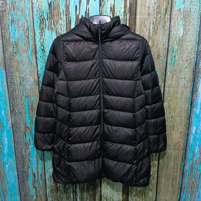 Jaket Bulu angsa LATIV Size M Hitam Tebal