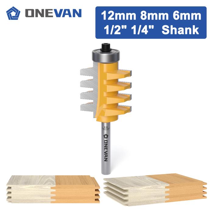 ONEVAN Finger Joint Bit Router Bit Router Bit 6/6.35/8/12/12.7mm