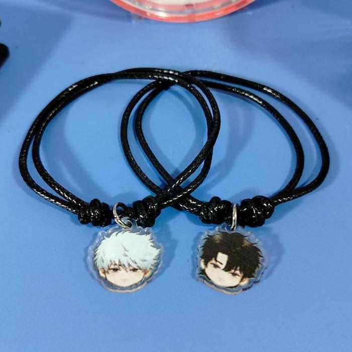 Bracelet Anime Link Click - Gelang Tali Single Charm - versi kaitan gantungan akrilik Shiguang Daili