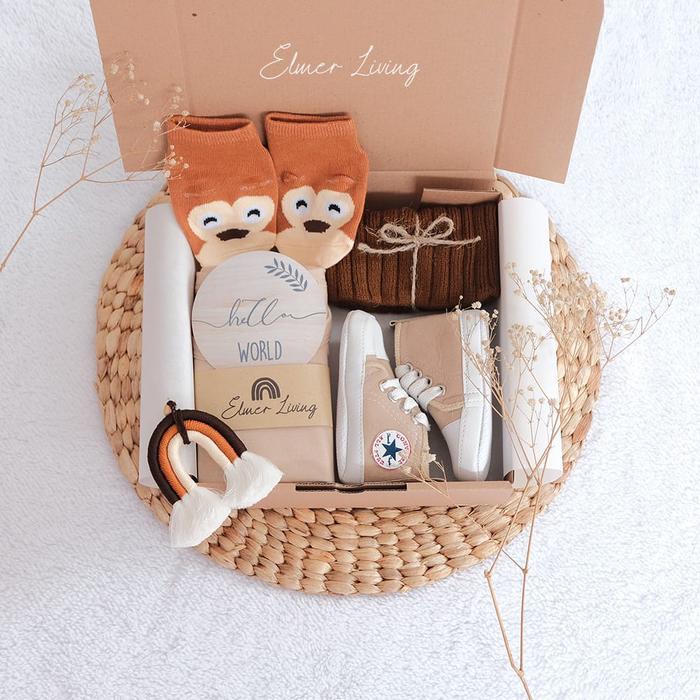 Promo Elmer Living Baby Gift Set - Paket Kado Bayi