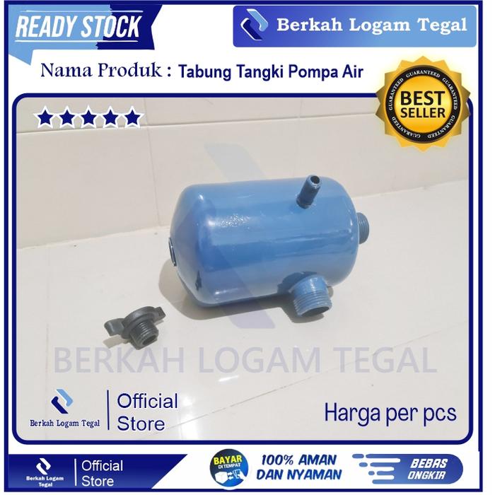 Tabung Tangki Pompa Air Otomatis Plat Besi Kuat Awet