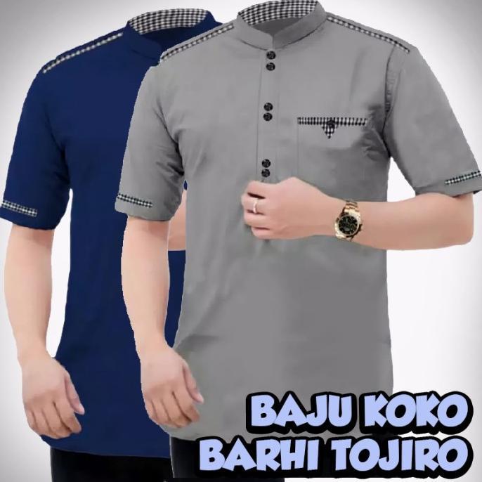Baju Koko Barhi Tojiro Gus Azmi Bahan Toyobo Premium Halus Adem Lembut