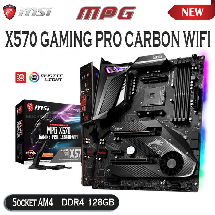 MSI MPG X570 GAMING PRO CARBON WIFI Motherboard Socket AM4 AMD Ryzen