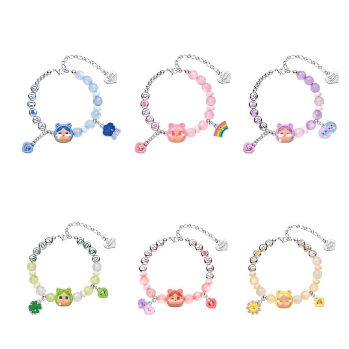 Ready CRYBABY x Care Bears Series - Bracelet Blind Box Keychain Birthday Gift gelang tangan
