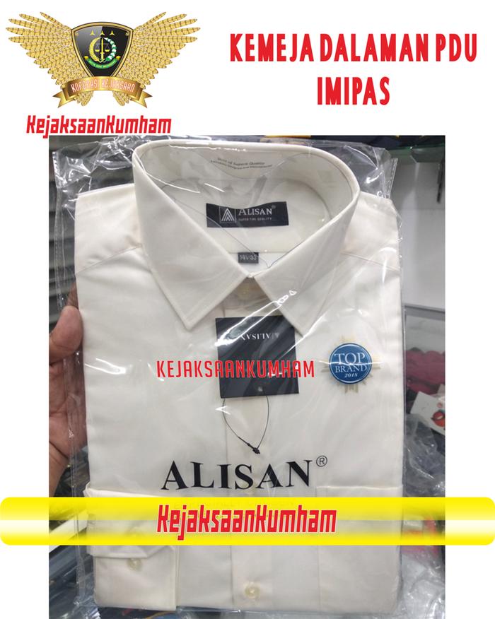 KEMEJA BAJU DALAMAN JAS PDU IMIPAS | LAPAS IMIGRASI PEMASYARAKATAN | KEMENIMIPAS | MERK ALISAN WARNA