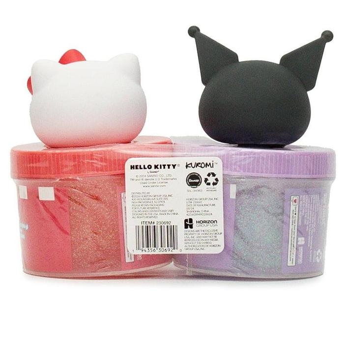 Hello Kitty & Kuromi Slimygloop 2pa