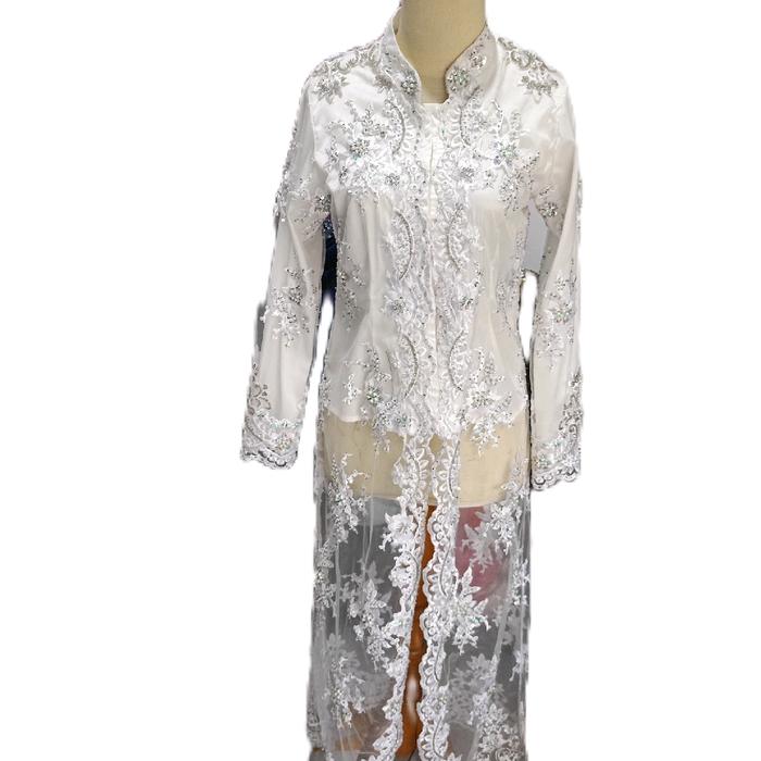 kebaya pengantin bhn brukat tile bhn puring.satin slk payet mute jepang.