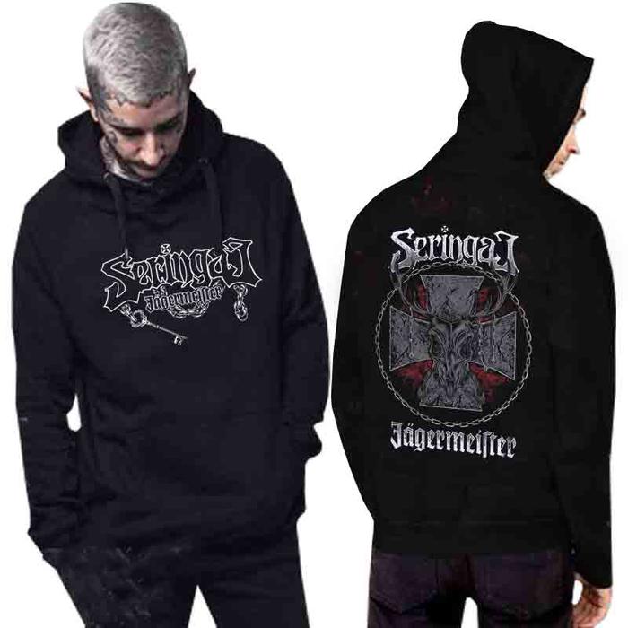 Seringai X Jagermeister Hoodie Jumper Bahan Cotton Fleece