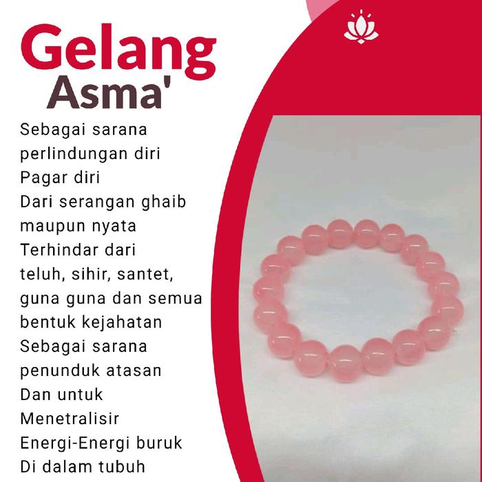 Gelang Asma' - Gelang berkelas