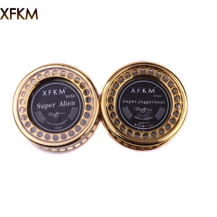 XFKM 5m/roll NI80 Super Alien fused Clapton for RDA RBA Rebuildable