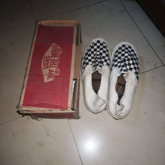 Sepatu Vans Eco Theory Checkerboard Catur Second Bekas Original Ori Ukuran 43 UK 43