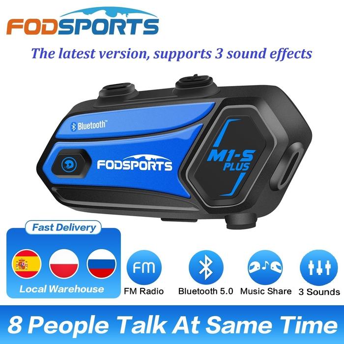 Fodsports M1-S Plus Motorcycle Intercom Helmet Bluetooth Headset 8