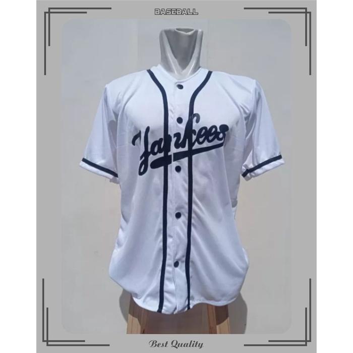 Baju baseball pria wanita Broocklyn Dodger NY Ynkees terlaris jersey baseball
