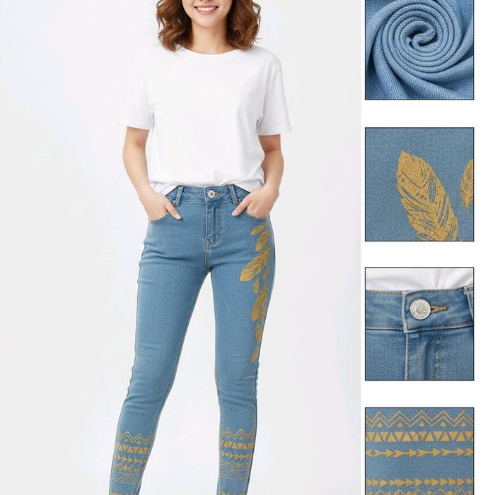 Freddy Denim Skinny Fit Celana panjang jeans Branded wanita