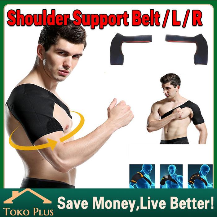 Shoulder Support Penyangga Bahu Dapat Disesuaikan Pelindung Pundak Alat Cedera Bahu Penyangga Bahu P