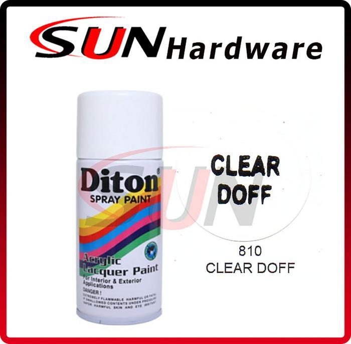 Pilox DITON 300 cc Clear Doff 810 Pilox Pylox Cat Semprot Solid Matt