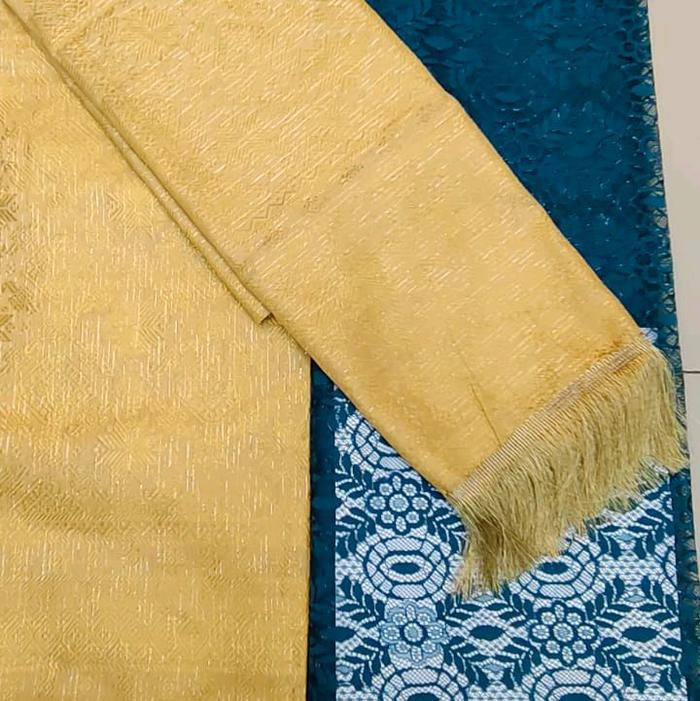 Set Kain Renda + Kain Songket Harungguan + Selendang (3in1)