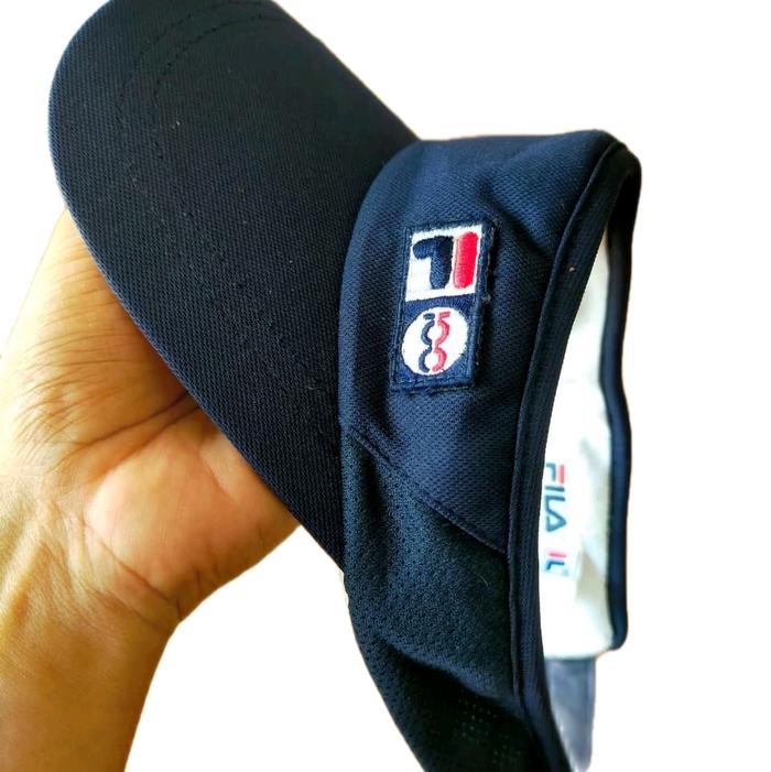 Topi Visor Limited Edition Fila 100 Years x Vespa