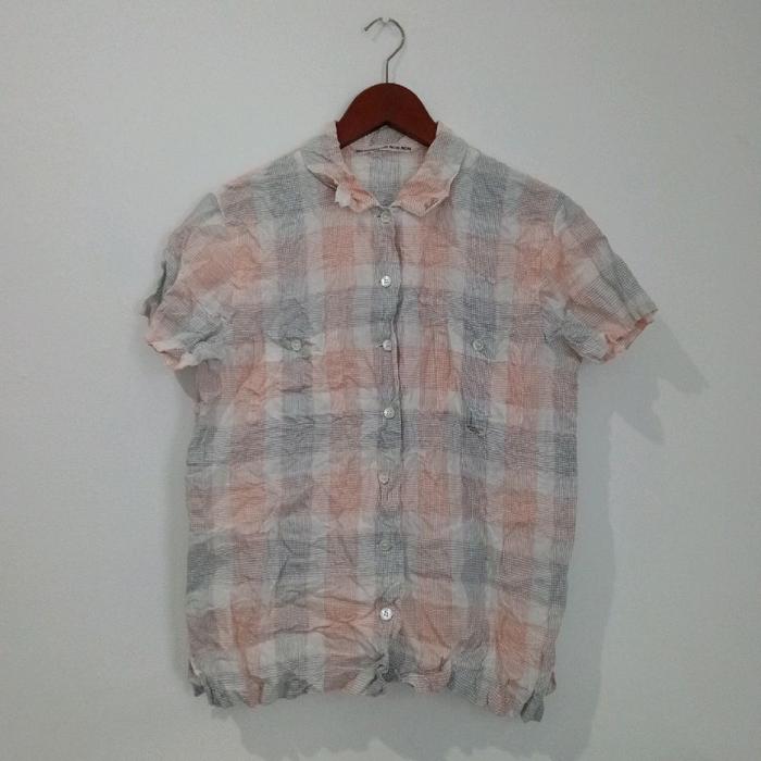 Mademoiselle NON NON by Issey Miyake Plaid Shirt
