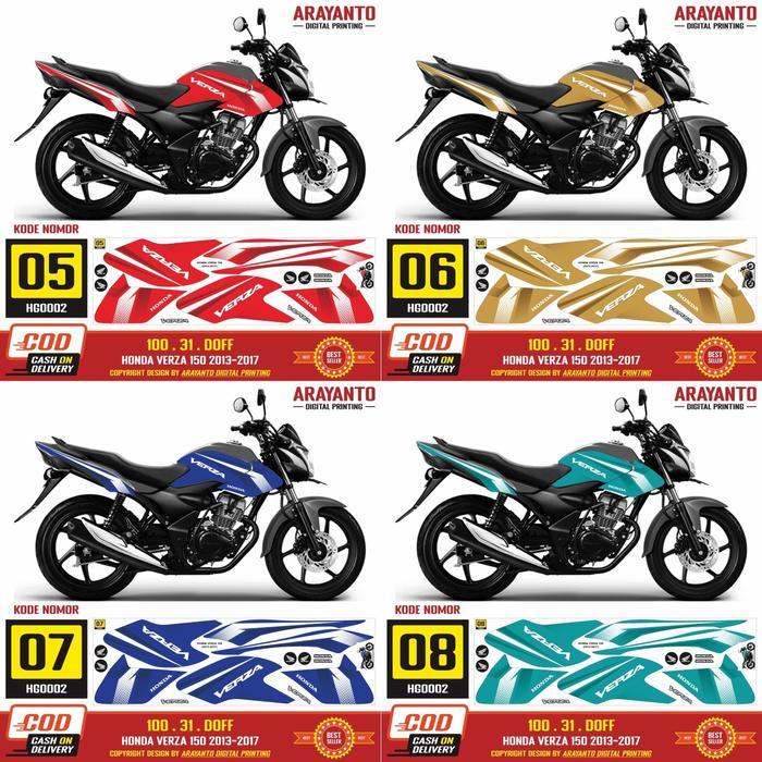Stiker Striping Honda Verza 150 Old 2013-2017 Variasi Decal HG0002