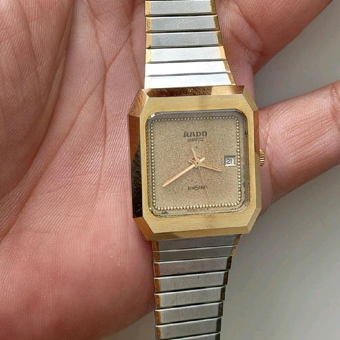 Jam Rado Diastar Tungsten Tank ORIGINAL Swiss Made