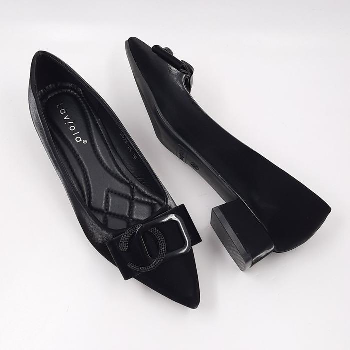Laviola 2975 F- Sepatu Heels Pantofel Wanita Hak 3 Cm Ack Shoes