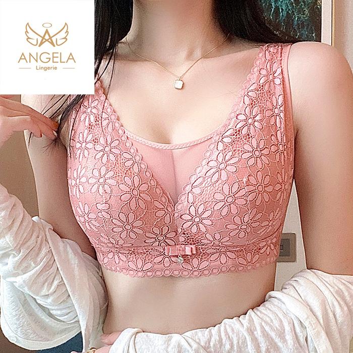 ANGELA PREMIUM JAPAN Bra BH JUMBO Big SIZE 36 - 44 Ukuran Besar Push Up Tanpa Kawat Wanita Bikini Sp