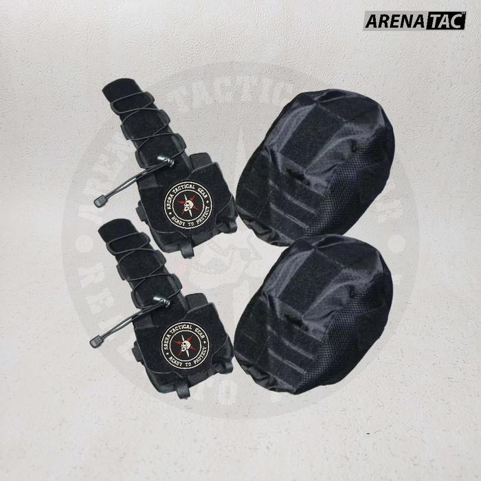 COVER HELM CUSTOM TACTICAL / TEMPAT BATERAI HELM BALISTIK